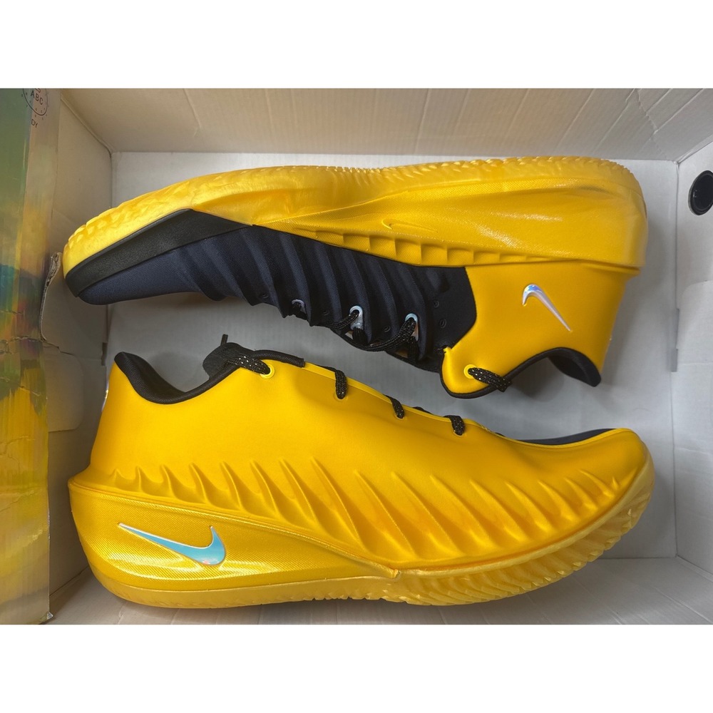 Nike Air Zoom GT Cut 4 University Gold Yellow HV9922-700 Mens Size 15 Basketball